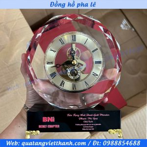 Đồng hồ pha lê (Mẫu đế đen)